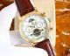 Copy Omega Date Watch White Face Brown Leather Strap Silver Bezel Watch 42mm (1)_th.jpg